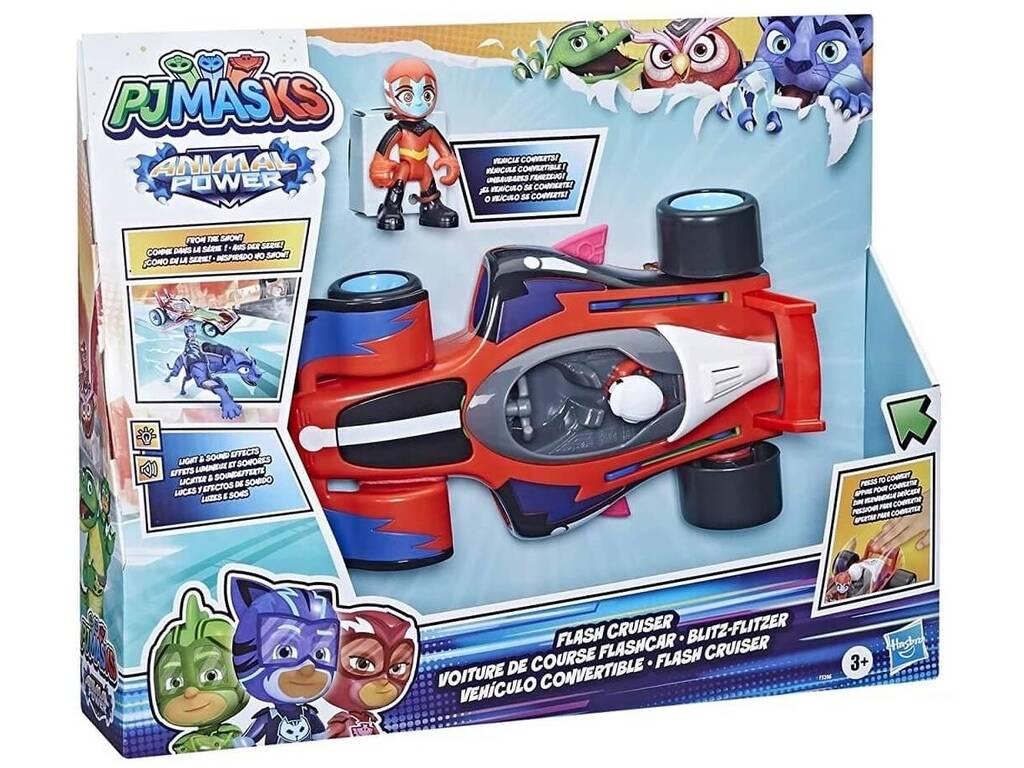 PJ Masks Animal Power Vehículo Convertible Hasbro F5206