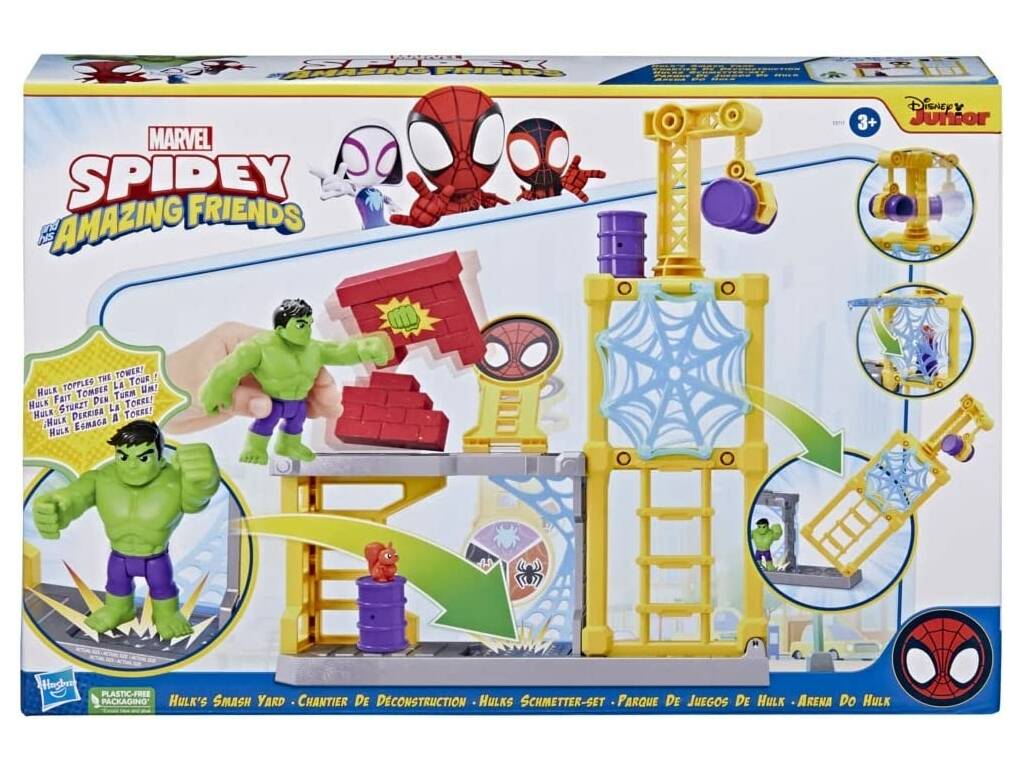 Marvel Spidey Und seinen Freund Hulk im Kinderpark von Hasbro F3717