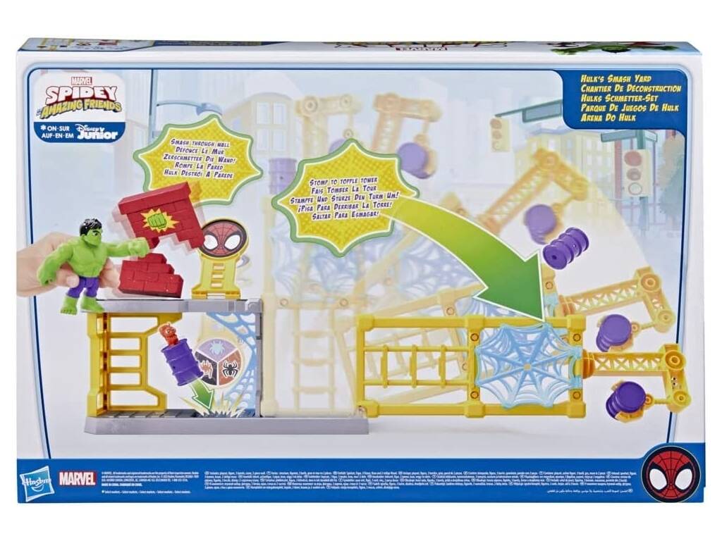 Marvel Spidey Und seinen Freund Hulk im Kinderpark von Hasbro F3717