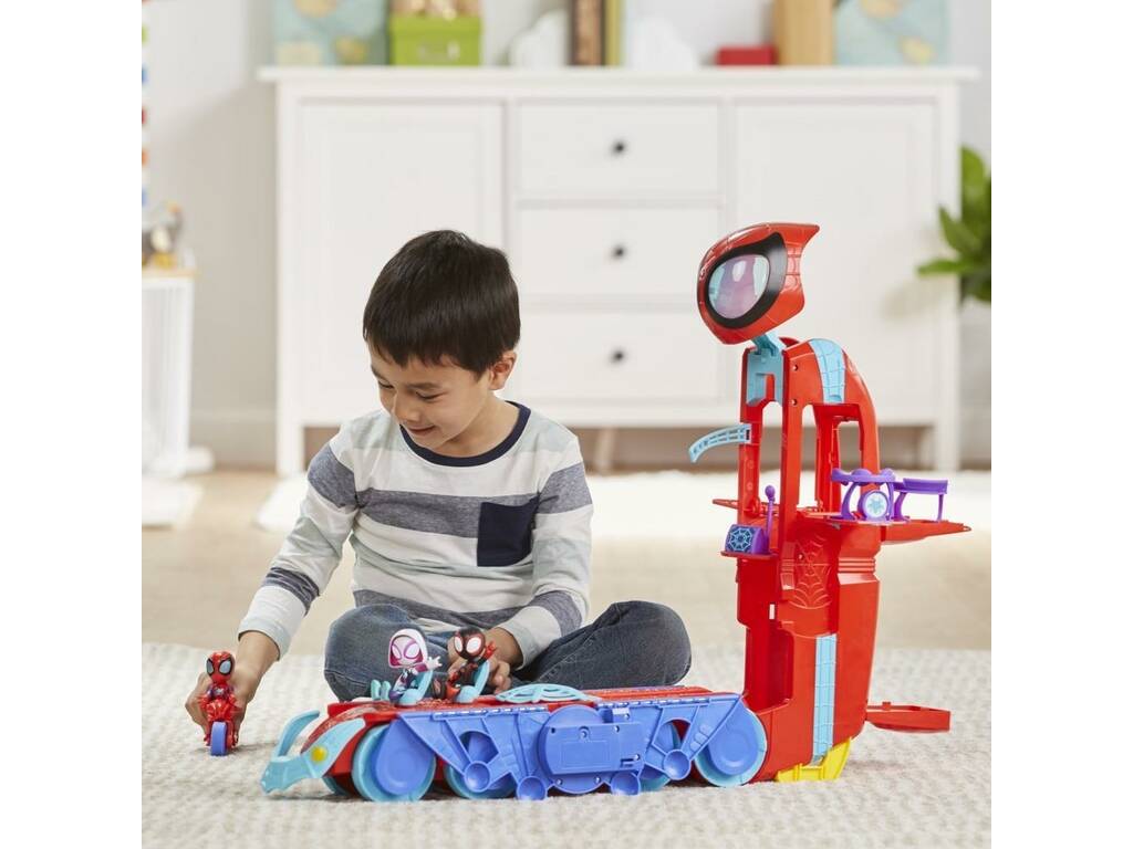 Spidey Aracno Quartier Generale Mobile Hasbro F37215L0
