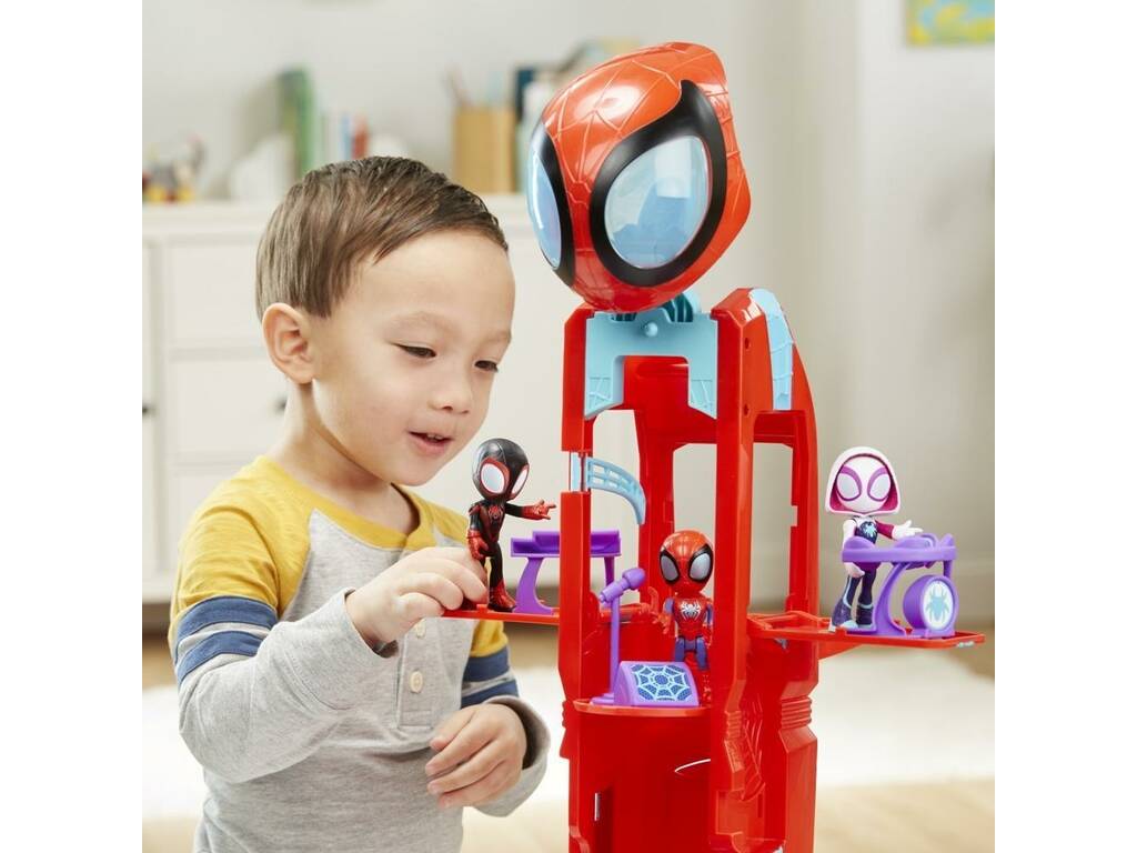 Spidey Aracno Quartier Generale Mobile Hasbro F37215L0