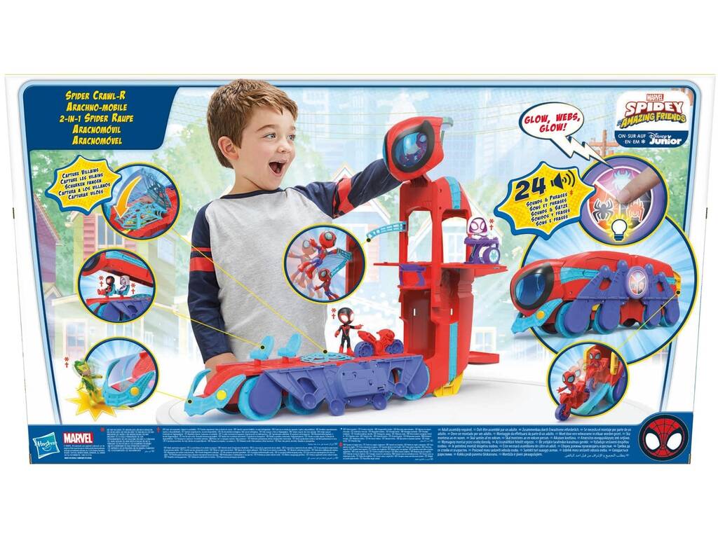 Spidey Aracno Quartier Generale Mobile Hasbro F37215L0