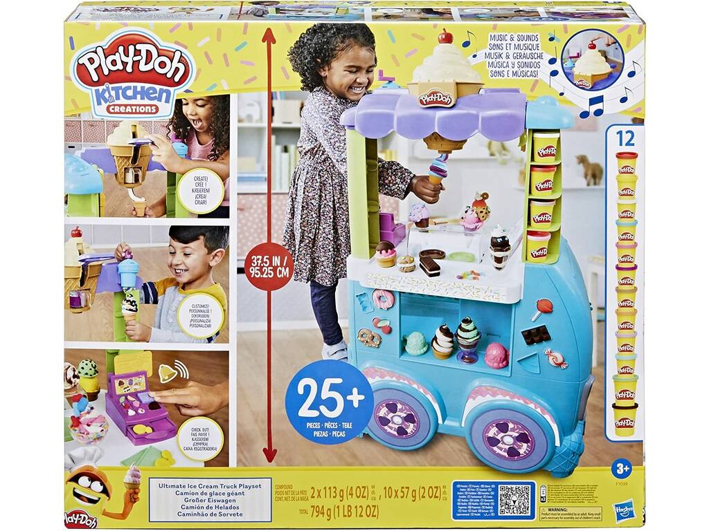 PlayDoh Ice Cream Trolley Hasbro F10395L0