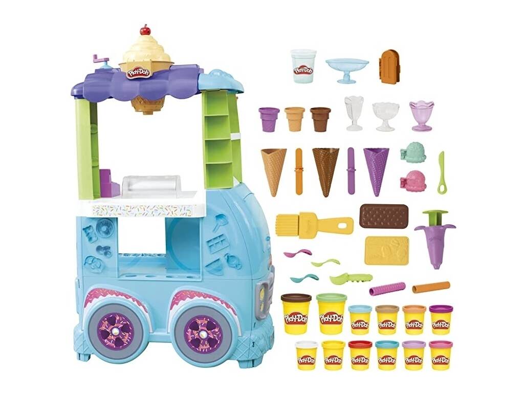 PlayDoh Ice Cream Trolley Hasbro F10395L0