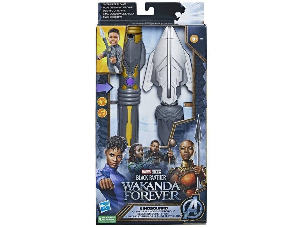 Black Panther Wakanda Forever Kigsguard Lancia Elettronica Hasbro F3346