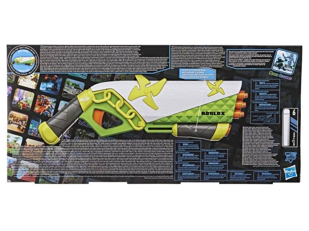 Nerf Roblox Shadow Sensei Hasbro F5485