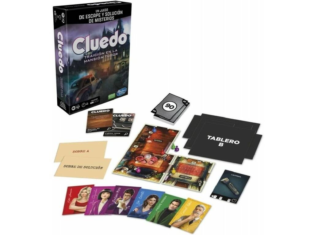 Cluedo Betrayal At Tudor Manor Hasbro F5699