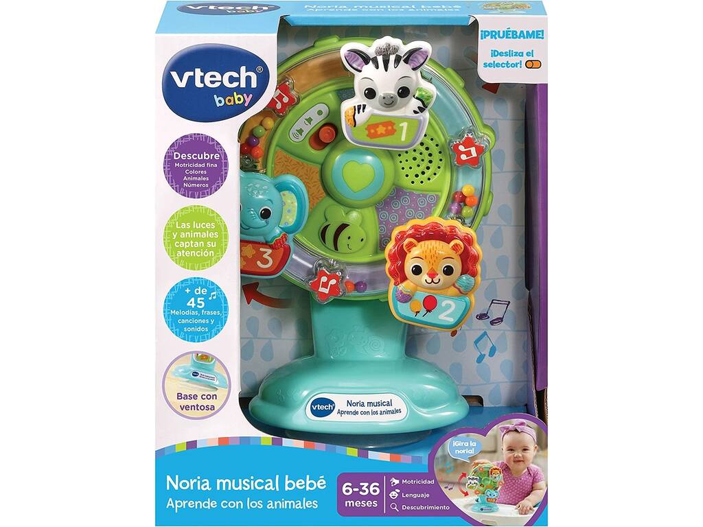 La ruota panoramica musicale per bambini Impara con gli Animali Vtech 165967