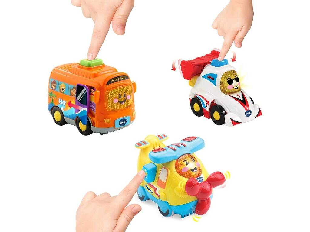 Tut Tut Bolidi Set Alan la Formula 1, Mar l'autobus e Marieta l'aereo Vtech 242177