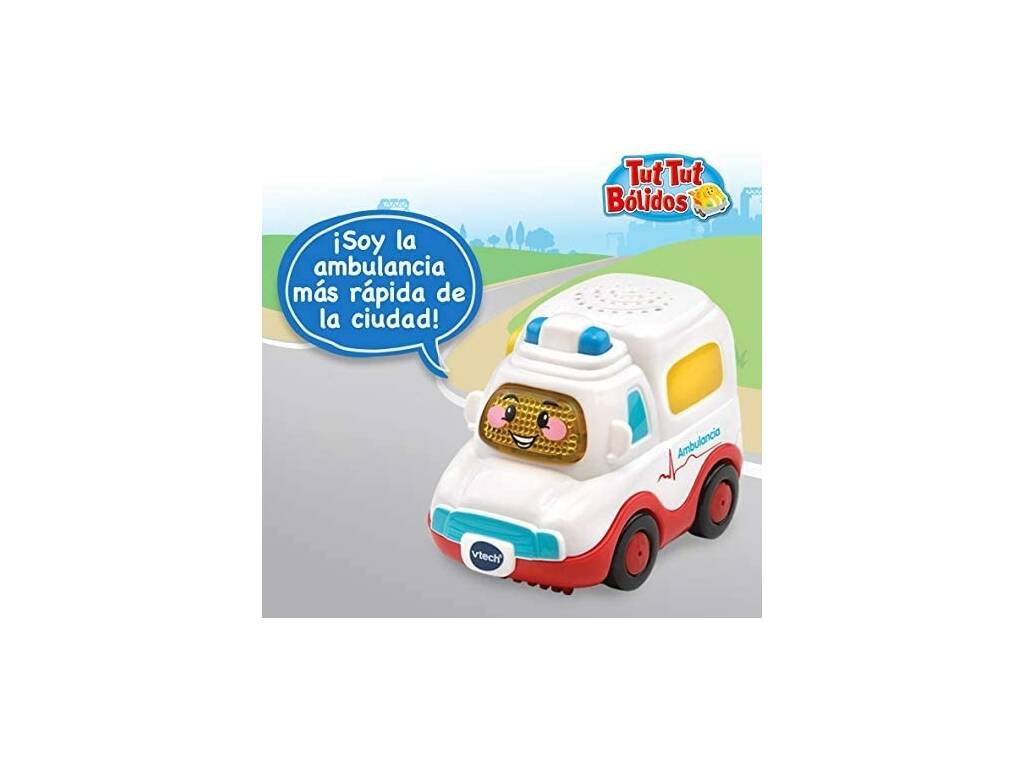 Tut Tut Bólidos Set Pilar Coche Familiar, Lula Camión Grúa y Nina la Ambulancia Vtech 242187