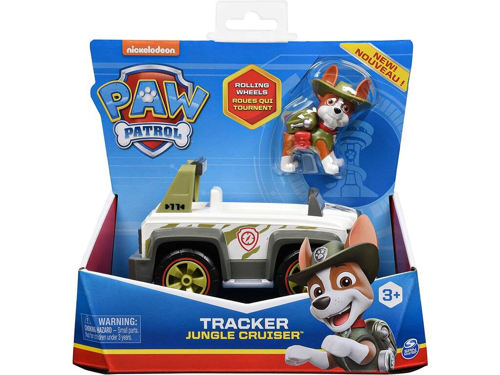 Paw Patrol Veicolo Classico Tracker Spin Master 6061801