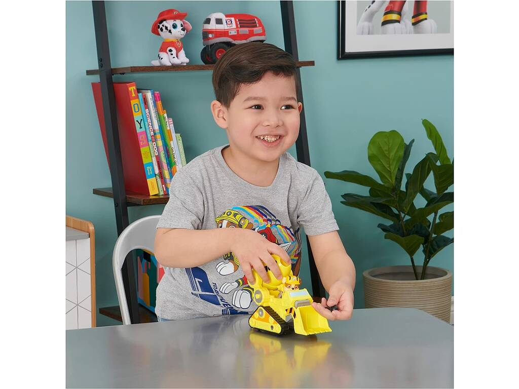Paw Patrol The Movie Rubble Deluxe Veicolo Spin Master 6061908