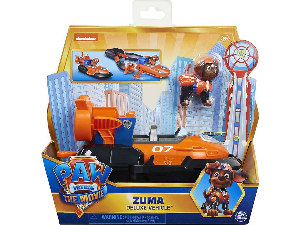 Paw Patrol The Movie Zuma Deluxe Vehicle Spin Master 6061910