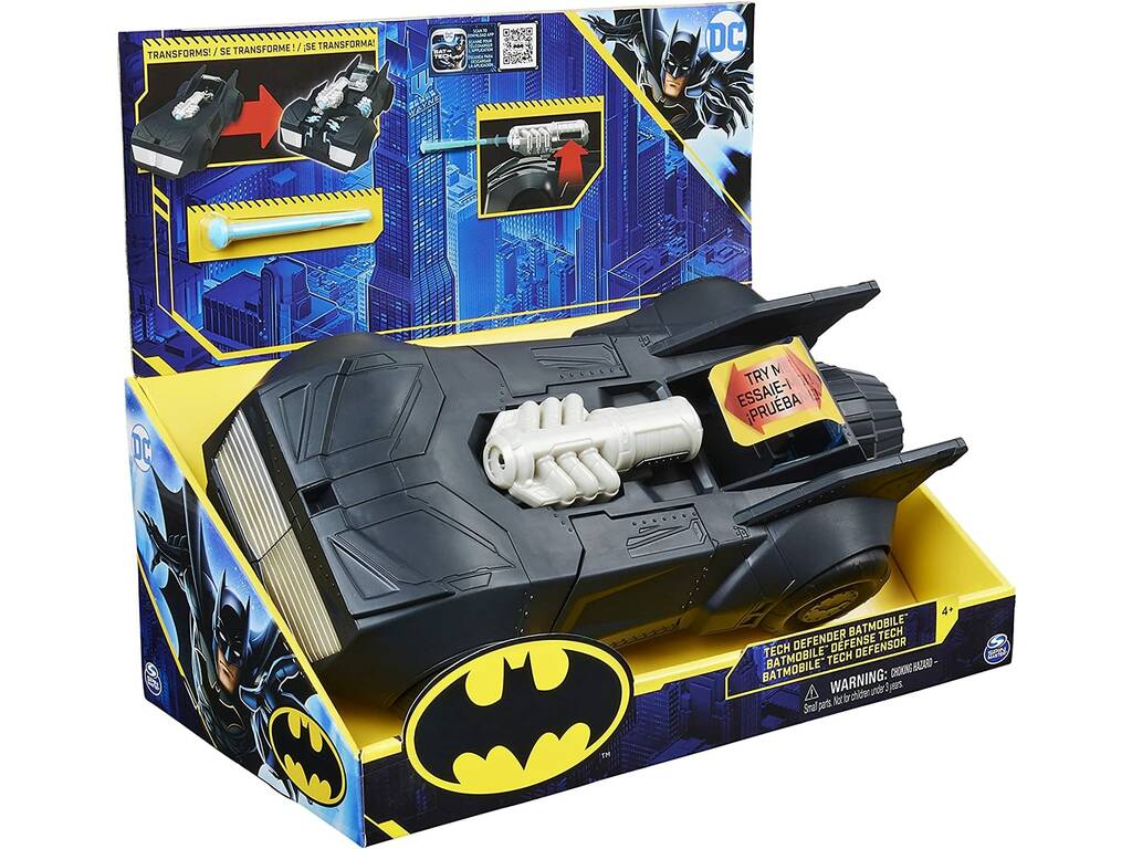 Batman Batmobile Transformable Lanzador De Misiles Spin Master 6062755