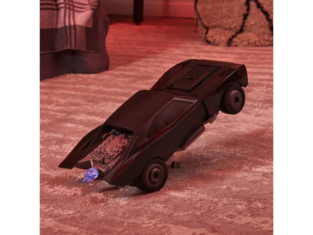 Batman Movie Radio Comando Turbo Boost Batmobile Spin Master 6061300