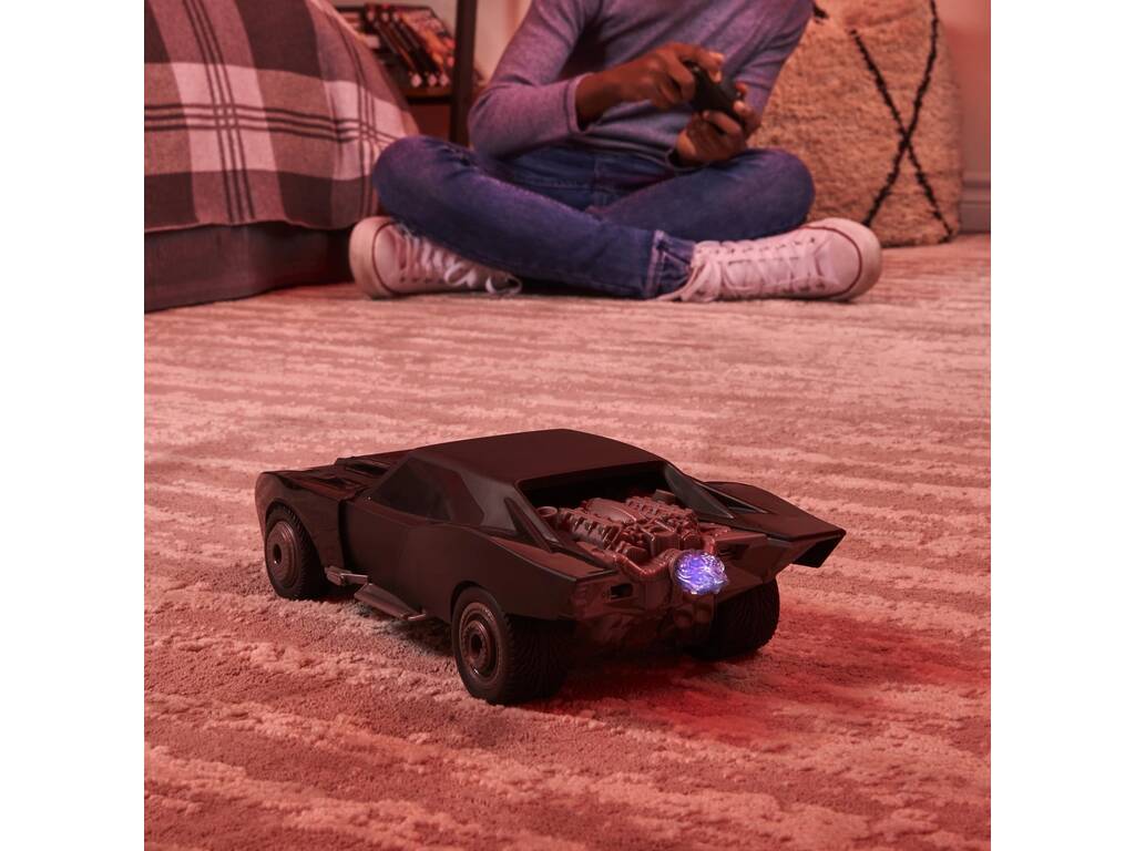 Batman Movie Radio Comando Turbo Boost Batmobile Spin Master 6061300
