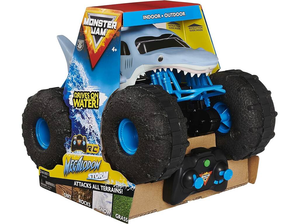 Monster Jam Radio Comando Megalodon Storm Spin Master 6056227