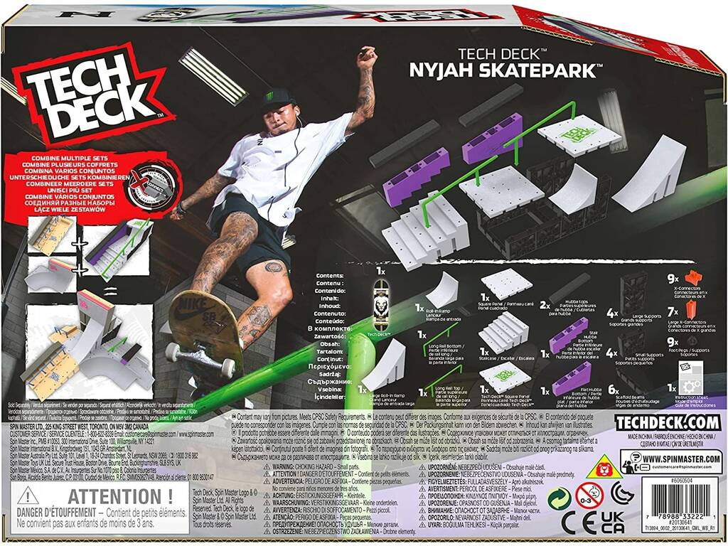 Tech Deck Nijah Huston Skatepark Spin Master 6060504