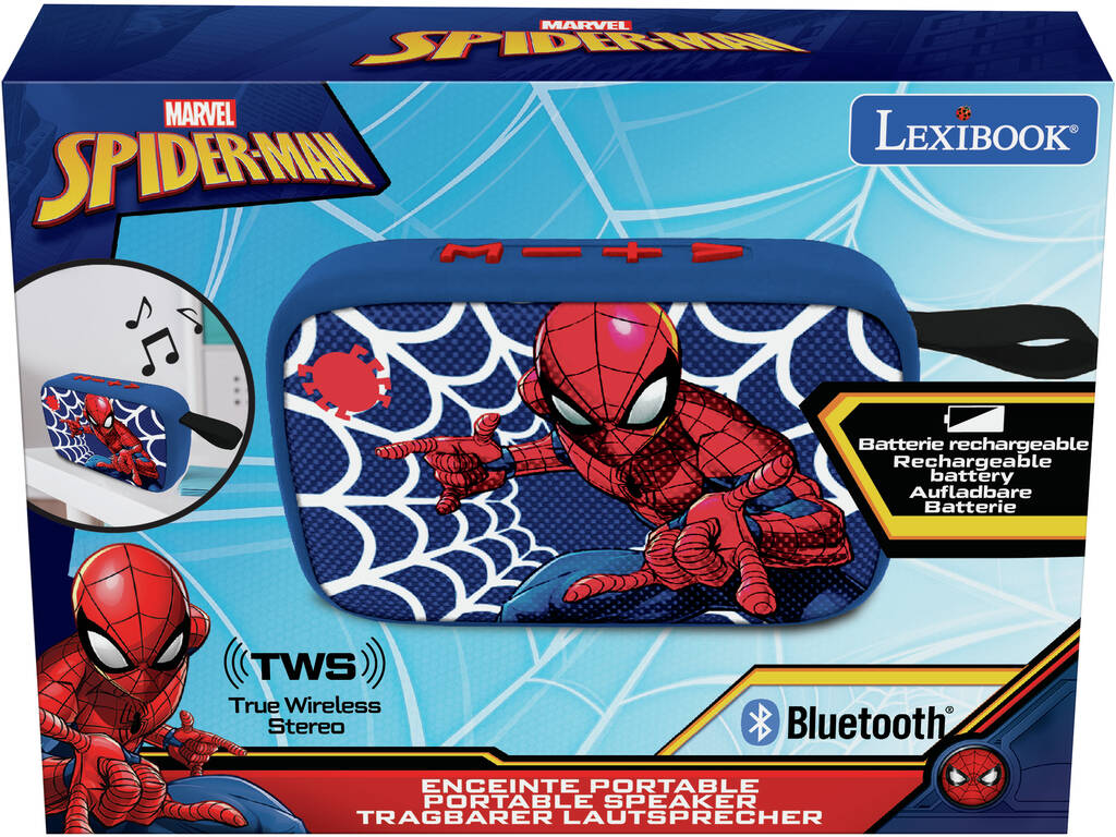 Spiderman Altoparlante Portatile Bluetooth Lexibook BT018SP