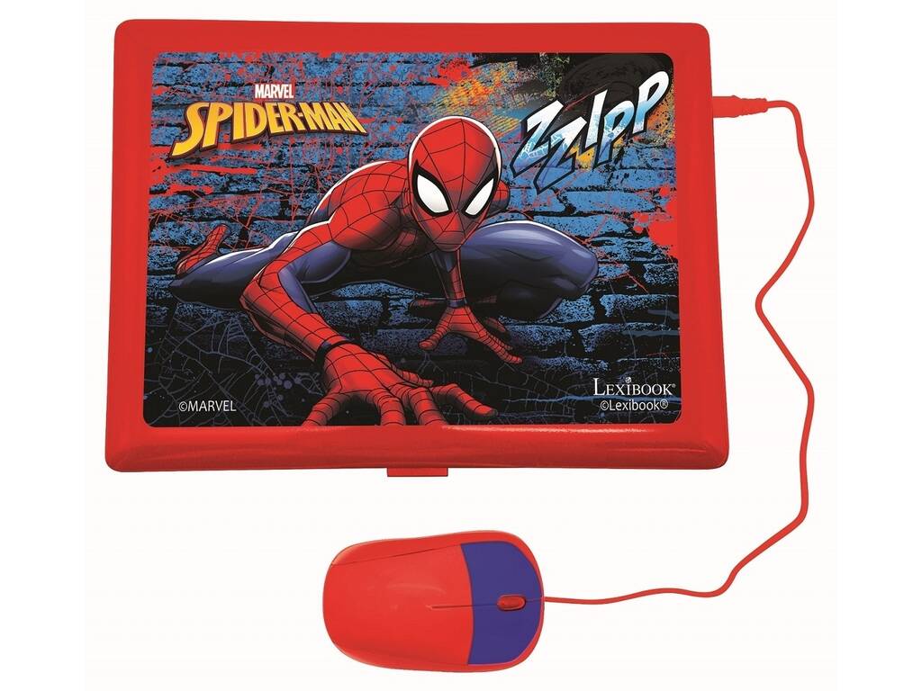 Spiderman Bilingue Educatif Bilingue Ordinateur 124 Lexibook Activités JC598SPi2