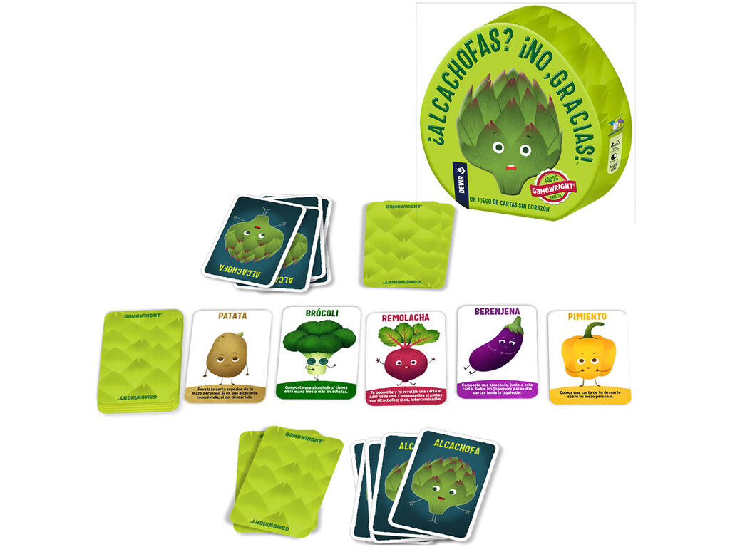 Artichauts de jeu ? Non merci ! Devir BGALCSP