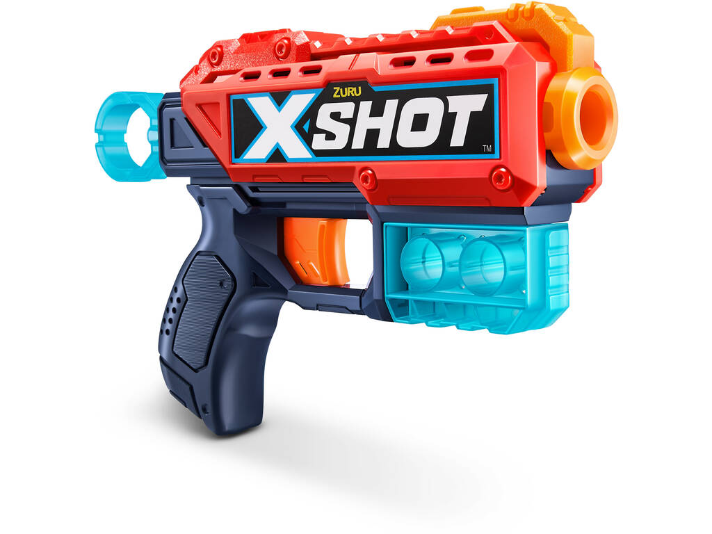 X-Shot Kickback Set 2 Pistole con 8 Freccette Zuru 36202