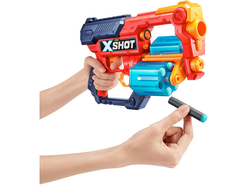 X-Shot Xcess Pistola con 16 freccette Zuru 36436