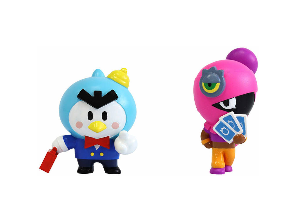 Brawl Stars Pack 2 Figuras Coleccionables Bizak 64112015