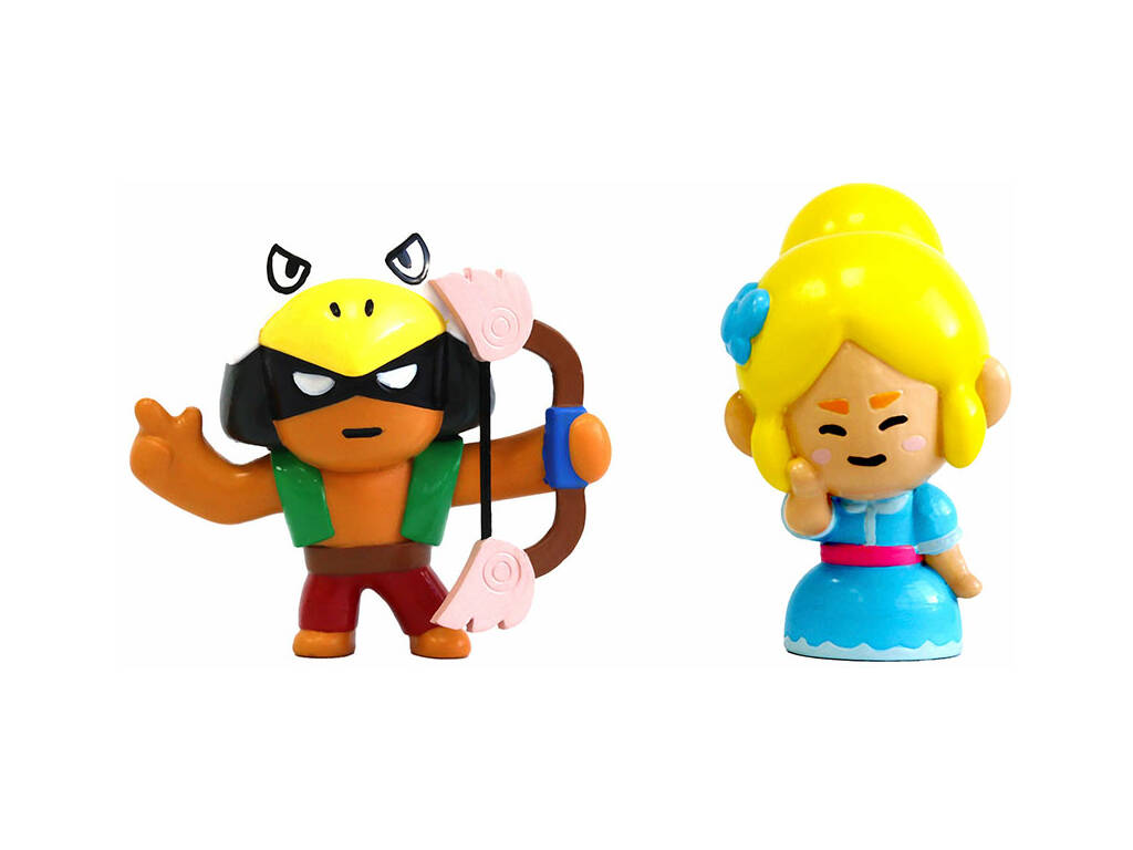 Brawl Stars Pack 2 Figuras Coleccionables Bizak 64112015