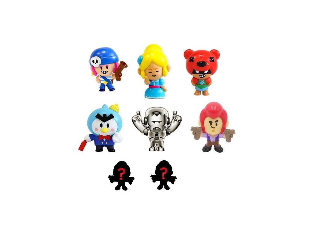 Brawl Stars Pack de 8 figurines en boîte de luxe Bizak 64112071