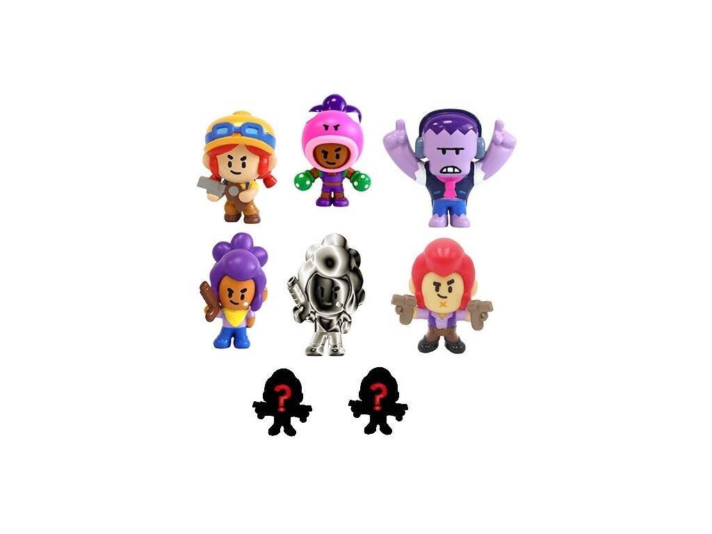 Brawl Stars Pack de 8 figurines en boîte de luxe Bizak 64112071