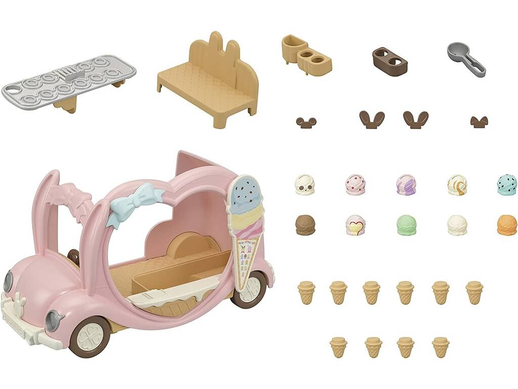 Sylvanian Families Furgone dei gelati Epoch Para Imaginar 5651