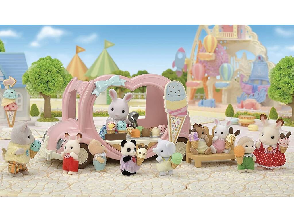 Sylvanian Families Furgone dei gelati Epoch Para Imaginar 5651