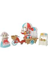 Sylvanian Families Barbara Sheep Epoch Imagination Popcorn Stand 5653