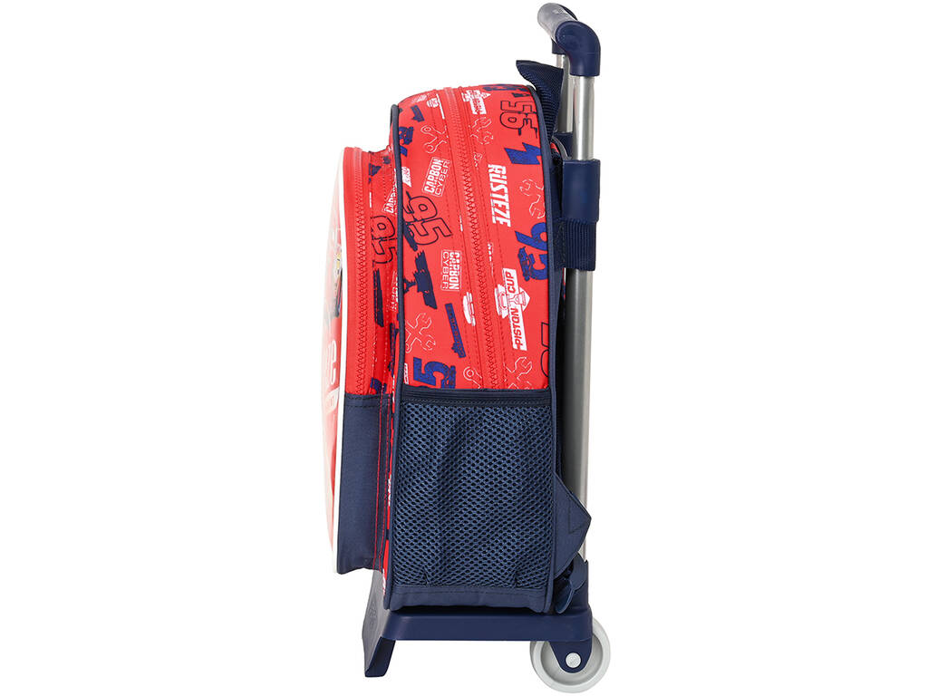 Mochila com Carro Cars Double Vision Safta 612211020