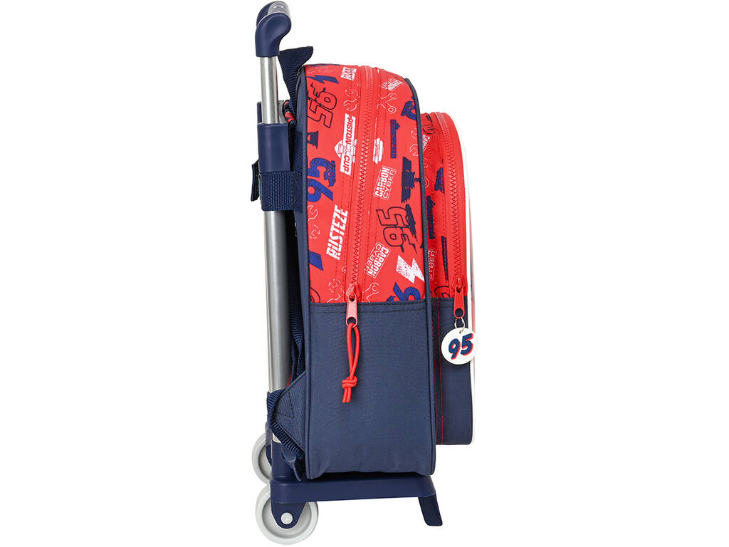 Mochila com Carro Cars Double Vision Safta 612211020