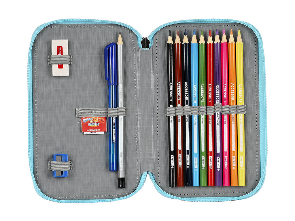 Trousse Double Petite 28 Pièces Superthings Kazoom Kids Safta 412276854