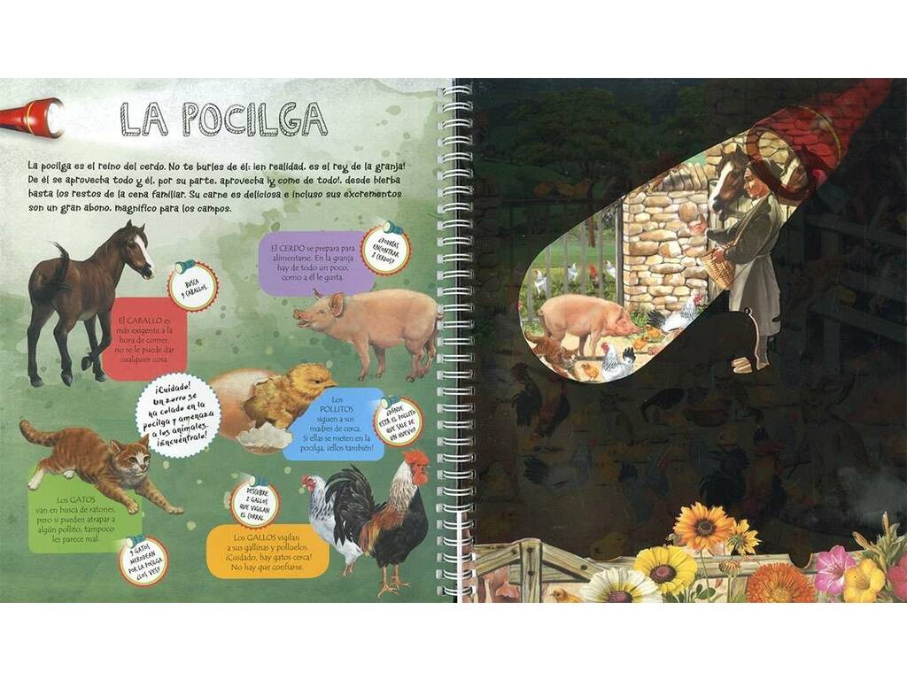 Libro Torcia Animali della fattoria Susaeta S3227007
