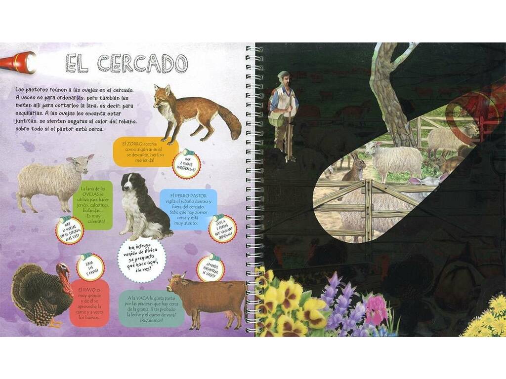 Libro Torcia Animali della fattoria Susaeta S3227007