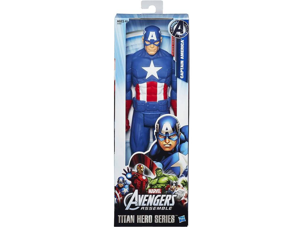 Avengers Figura Titan Hero Capitán América 29 cm. Hasbro A4809