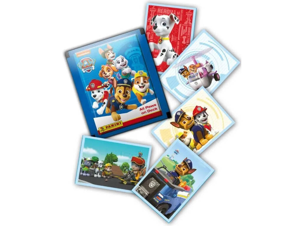 Paw Patrol Canine Starter Pack Album avec 4 enveloppes Panini