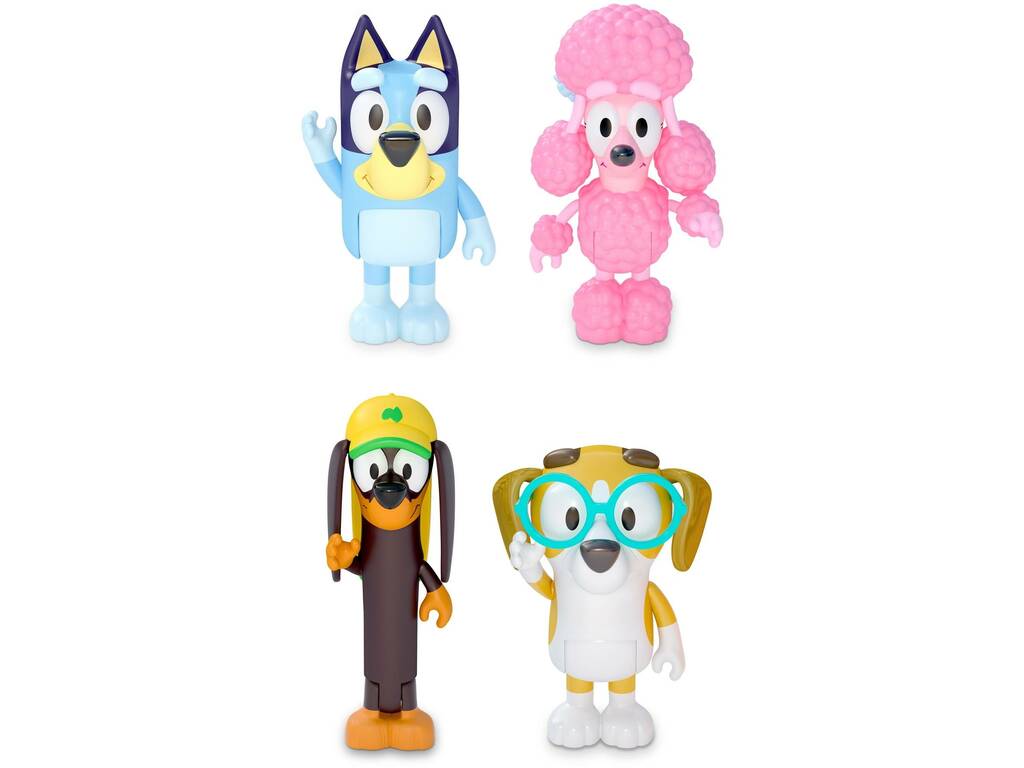 Bluey Pack 4 Figuras Famosa BLY01000