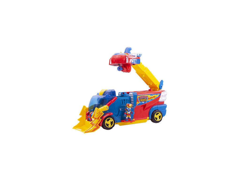 Superthings Camion de secours avec boîte magique lumineuse et sonore PSTSP112IN90