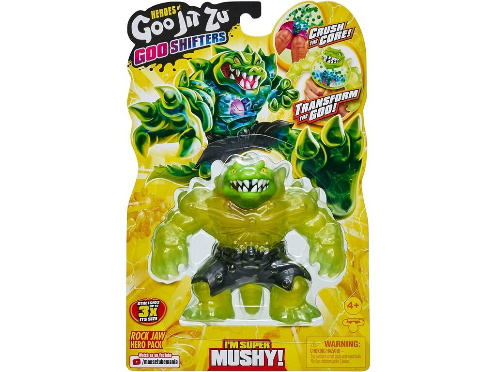 Heroes Of Goo Jit Zu Goo Sifters Figura Rock Jaw Bandai CO41401