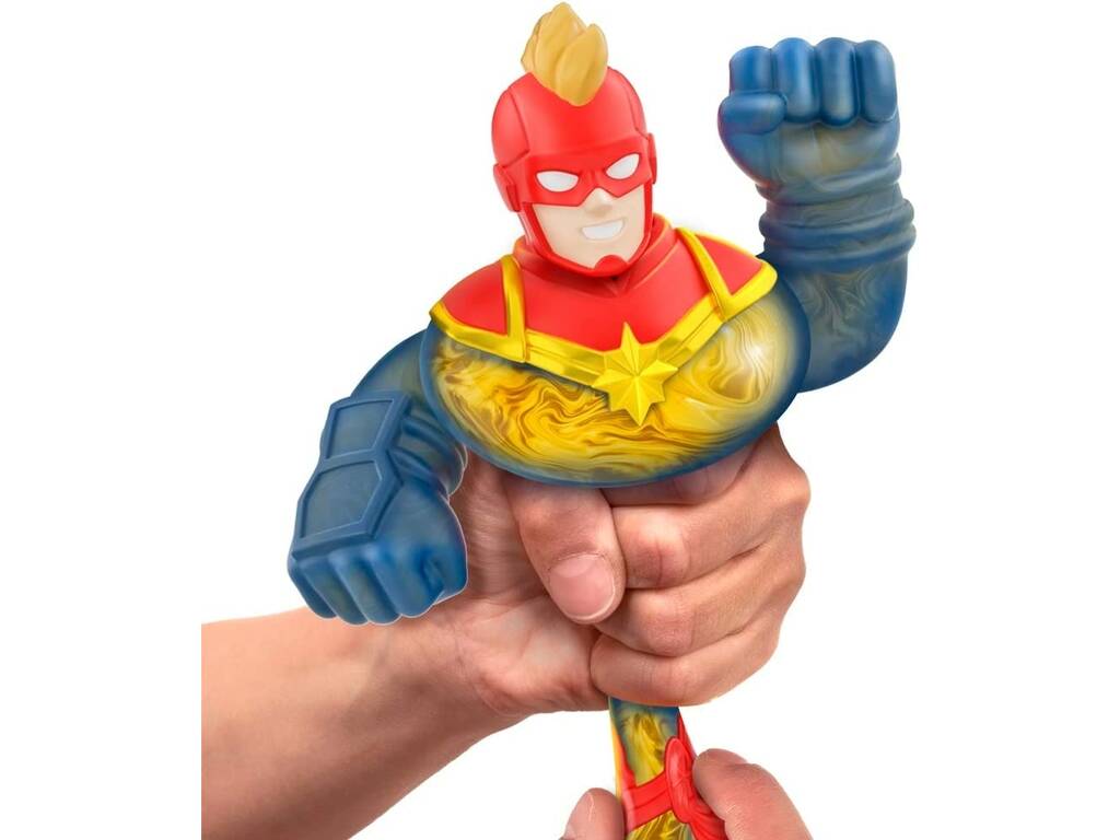 Heroes Of Goo Jit Zu Marvel Figurine Capitaine Marvel Bandai CO41487