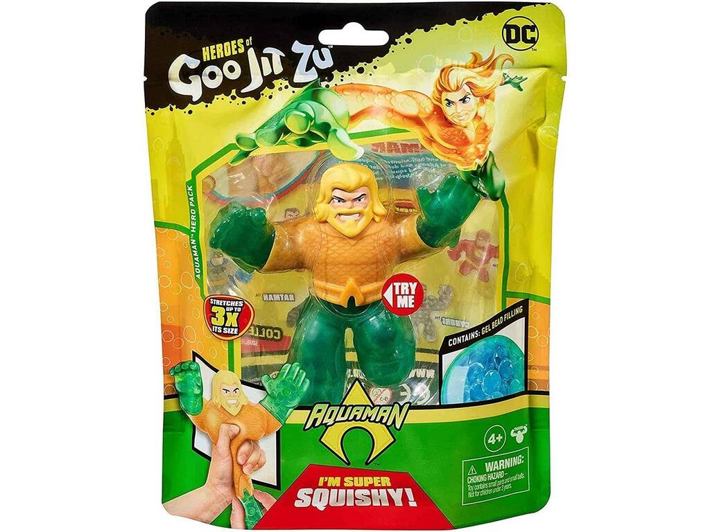 Heroes Of Goo Jit Zu DC Figura Aquaman Bandai CO41218