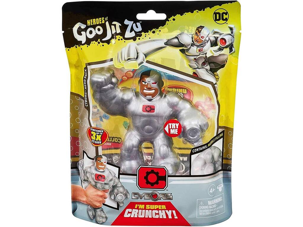 Heroes Of Goo Jit Zu DC Figura Cyborg Bandai CO41219