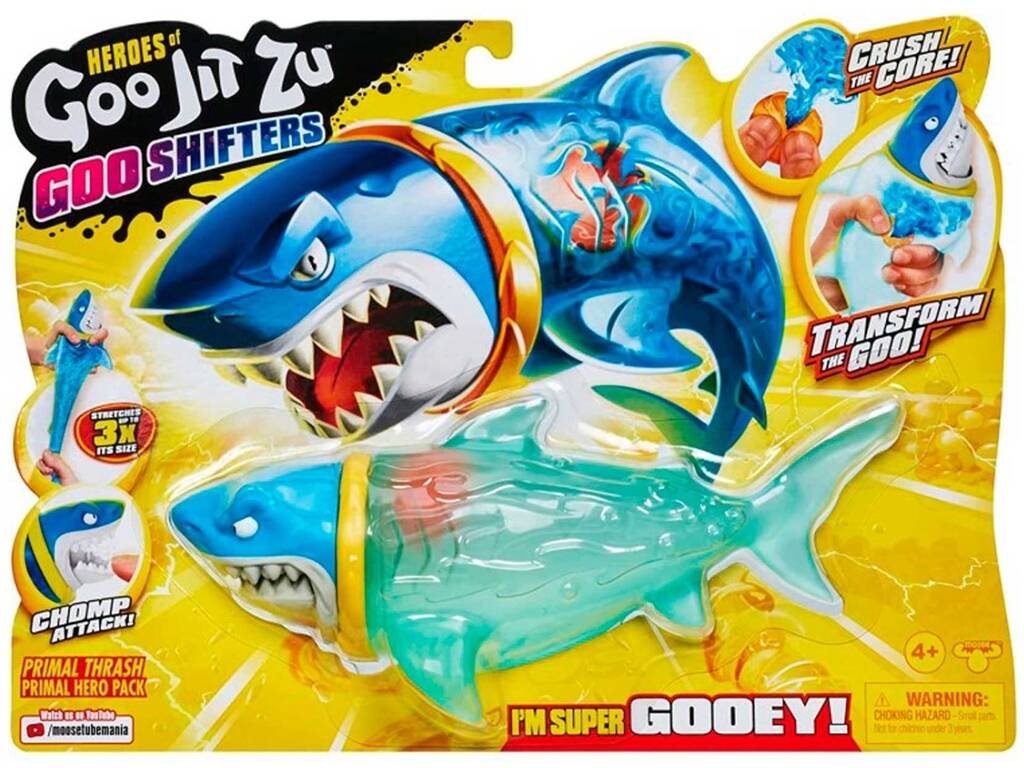 Heroes Of Goo Jit Zu Goo Shifters Figura Primal Thrash Bandai CO41405