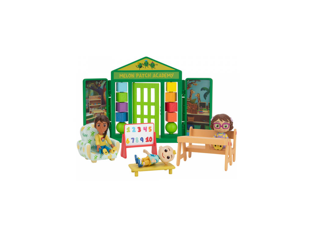 Cocomelon Playset Andiamo a scuola con figure Bandai WT0067