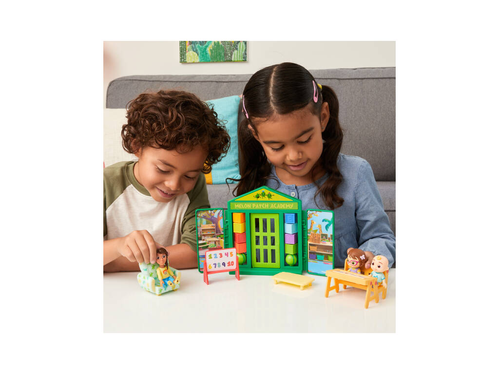 Cocomelon Playset Andiamo a scuola con figure Bandai WT0067